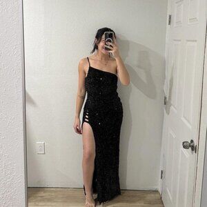 Women’s SHEIN Sequences Dress Size Small‎ S Formal Long  Stretchy